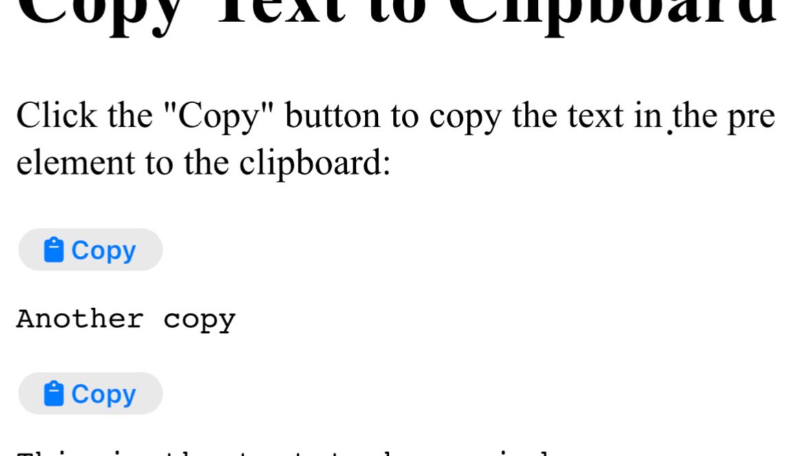 how-to-copy-text-wrapped-in-a-pre-tag-to-the-clipboard-using-javascript